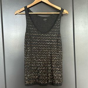 Ann Taylor loft sequined top